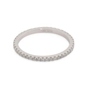 ORO LEONI White Gold/Diamond 14kt White Gold Diamond Eternity Ring